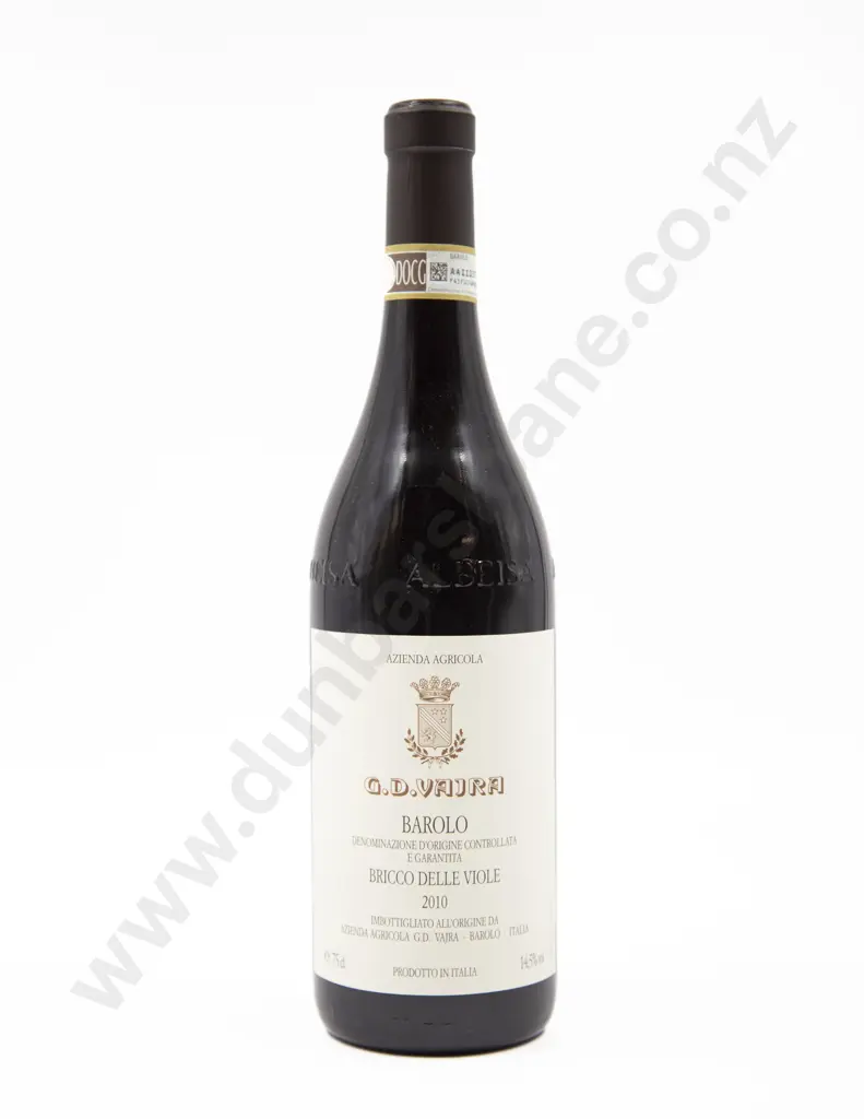 1 Bottle G D Vajra Barolo 'BRICCO delle VIOLE' 2010 Italy Image 1++
