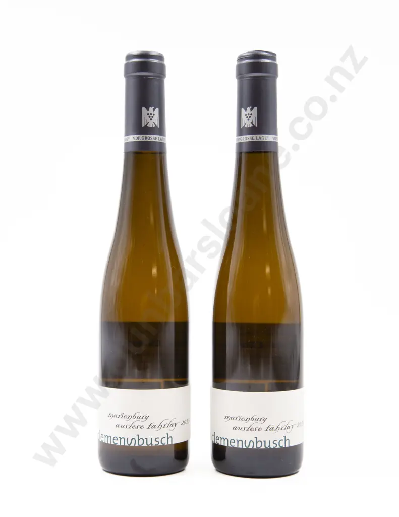 2 Bottles German ClemensBusch Marienburg Riesling Auslese 'Fahrlay' 2015 Image 1++