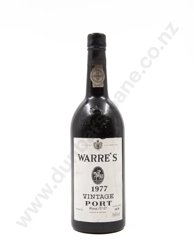 1 Bottle Warre's 1977 Vintage Port Image 1++