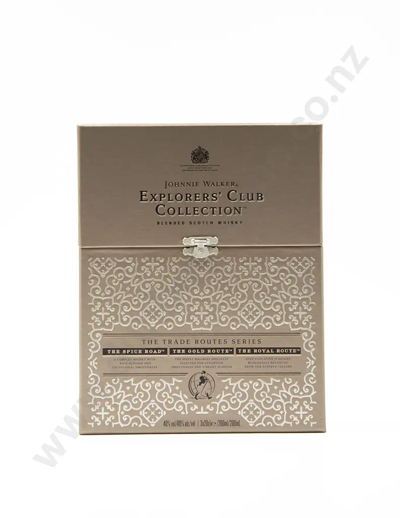 3 Bottles Gift Box Johnnie Walker Explorers Club Collection Scotch Whisky Image 1++