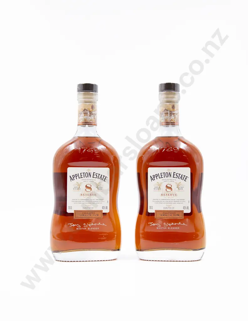 2 Bottles Appleton Estate 8YO Single Estate Jamaica Rum '8 RESERVE' Image 1++