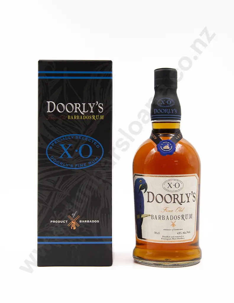 1 Bottle Doorly's Rare Old Barbados Rum Specially Selected 'XO' Image 1++