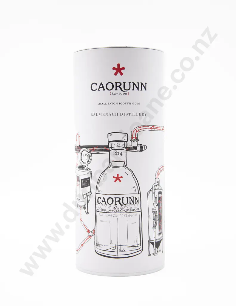 1 Bottle CAORUNN Balmenach Distillery 1824 Small Batch Scottish Gin Image 1++