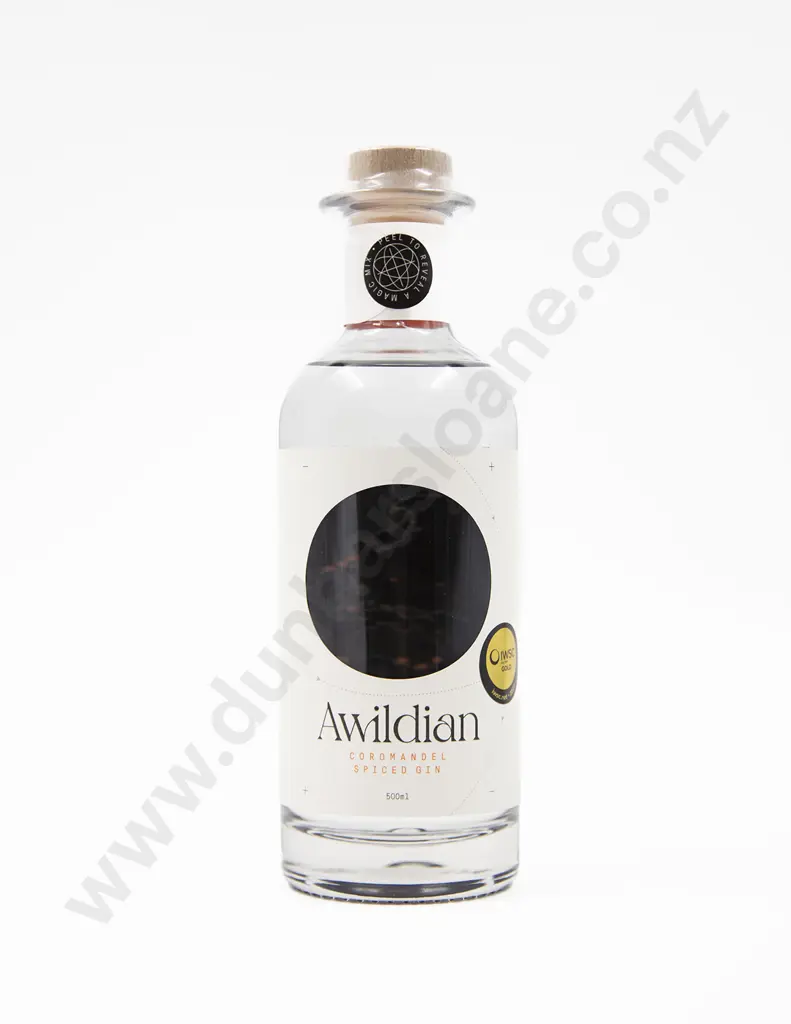1 Bottle NZ Awildian Coromandel Spiced Gin Image 1++
