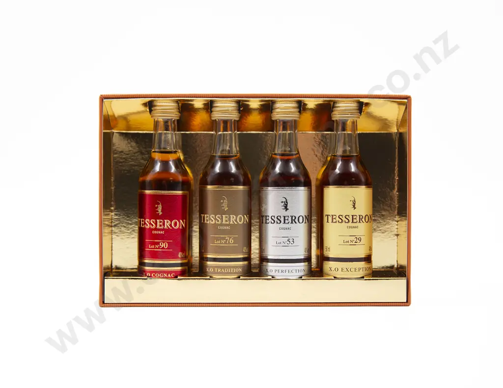 Tesseron Cognac 'The XO Collection' 4x 50ml Gift Box Image 1++