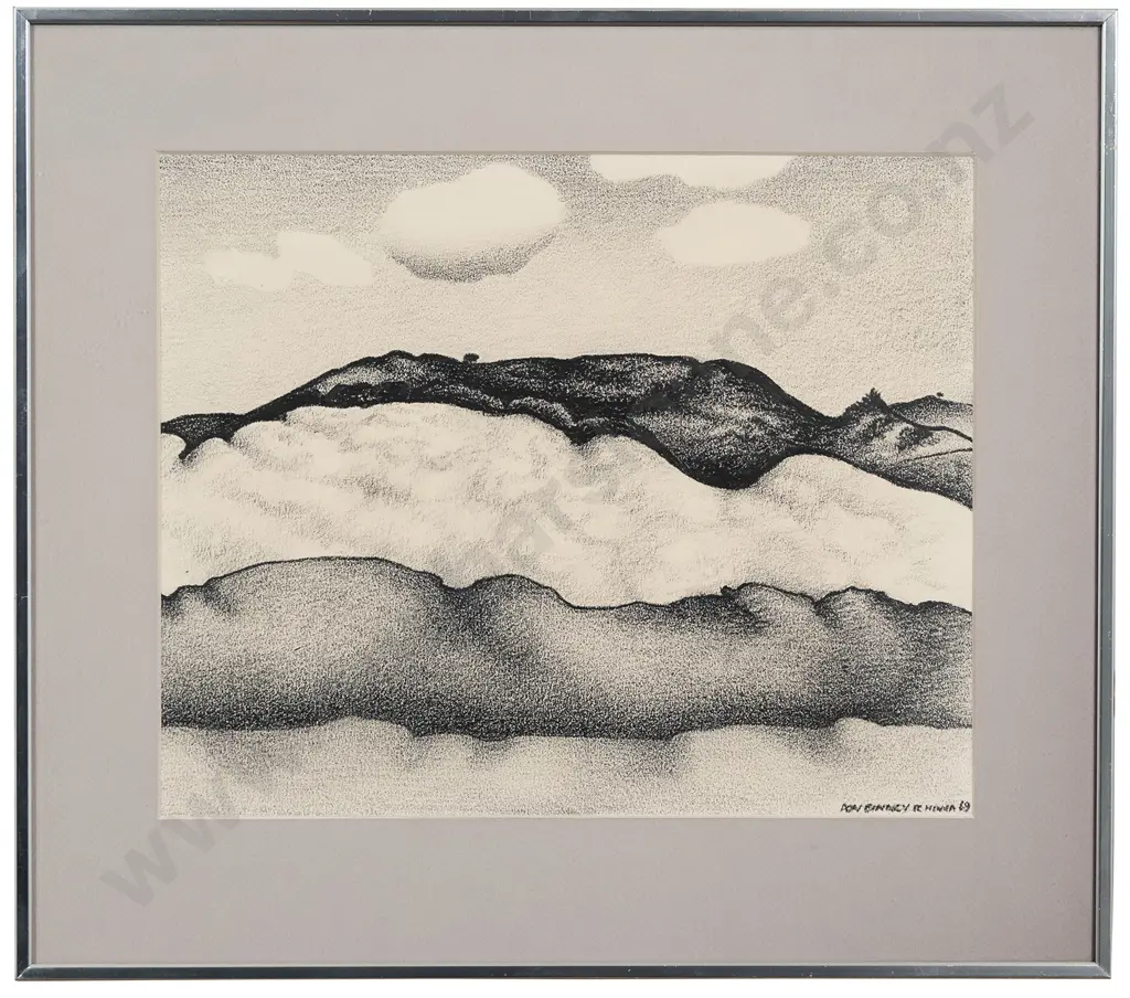 Donald Binney (1940 - 2012) - Te Henga Image 1++