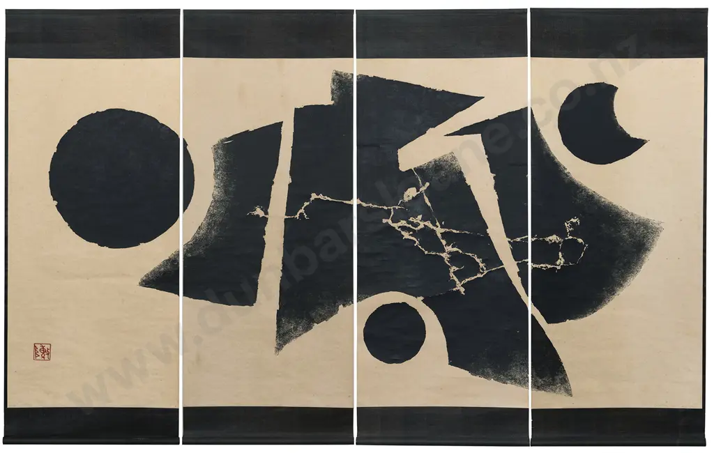 Chen Ting-shih (Taiwanese 1916 - 2002) - Instantaneous Time Image 1++