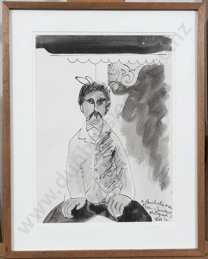 Ralph Hotere (1931 - 2013) - A Parihaka Man Image 1++