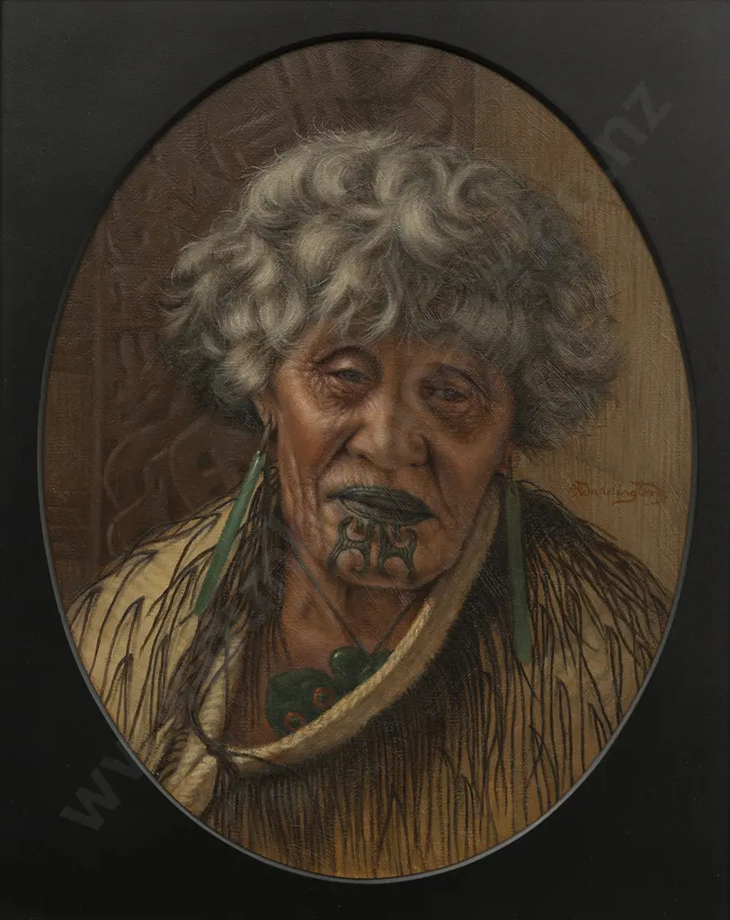 Phillip Waddington after C F Goldie - Ina Te Papatahi Image 1++