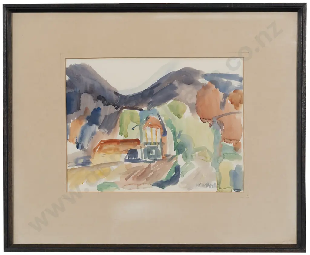 Mountford Tosswill (Toss) Woollaston (1910-1998) - Inglis's Kiln Riwaka Image 1++