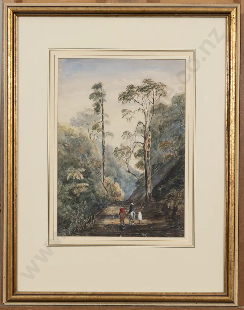 Capt Richard Aldworth Oliver (1811 - 1889) - A Forest Road Image 1++