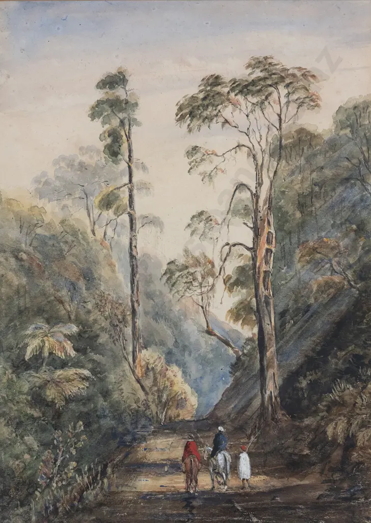 Capt Richard Aldworth Oliver (1811 - 1889) - A Forest Road Image 1++