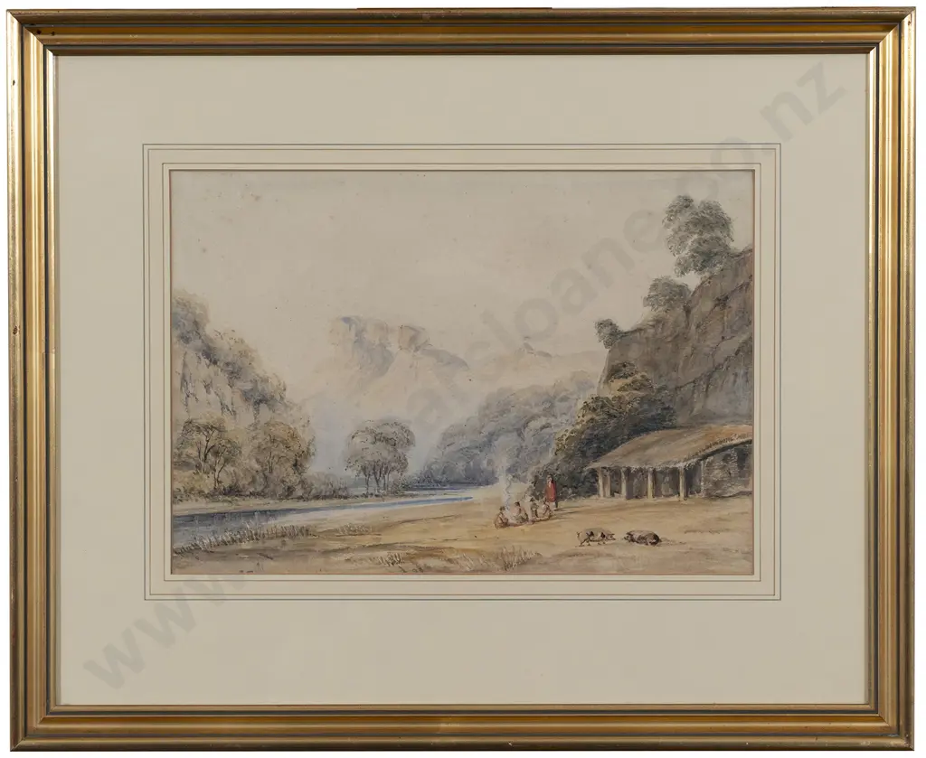 Capt Richard Aldworth Oliver (1811 - 1889) - Whangaroa Image 1++