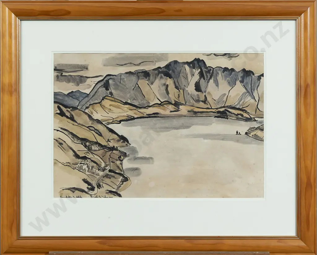 Colin McCahon (1919-1987) -The Remarkables from Wakatipu Image 1++