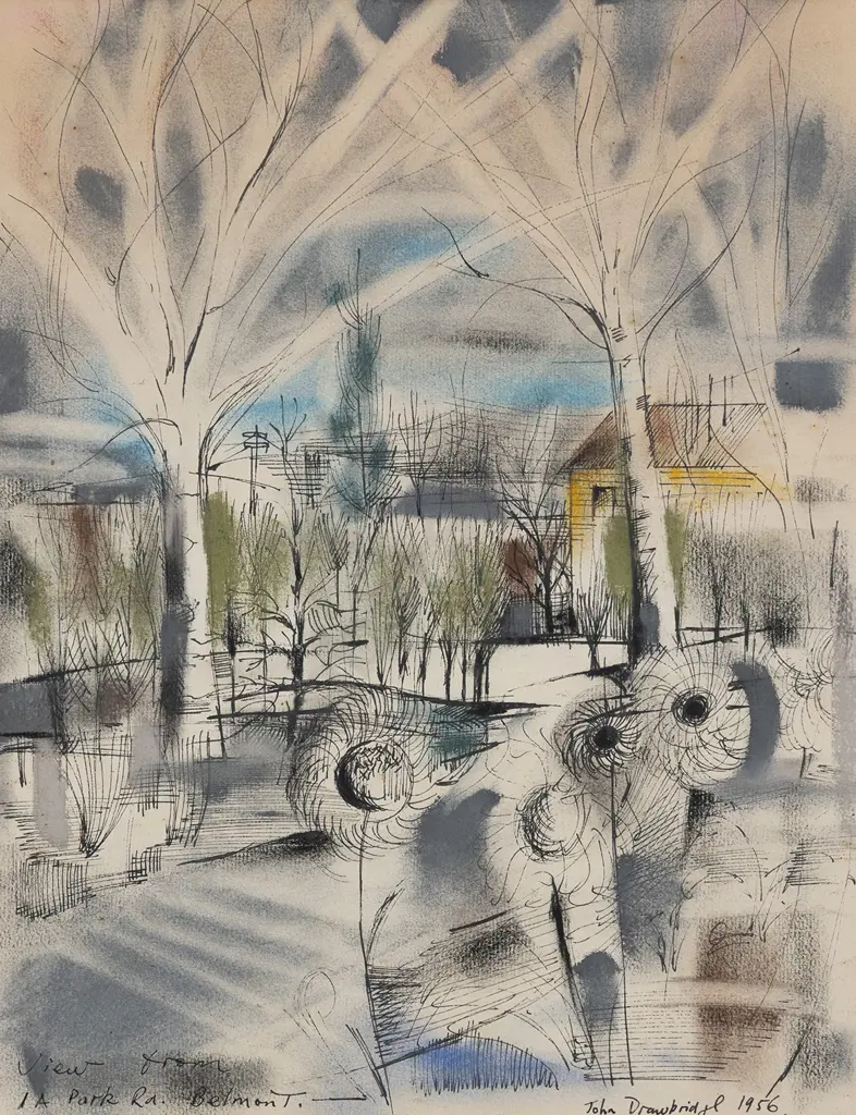 John Drawbridge (1930 - 2005) - View From 1A Park Road Belmont Image 1++