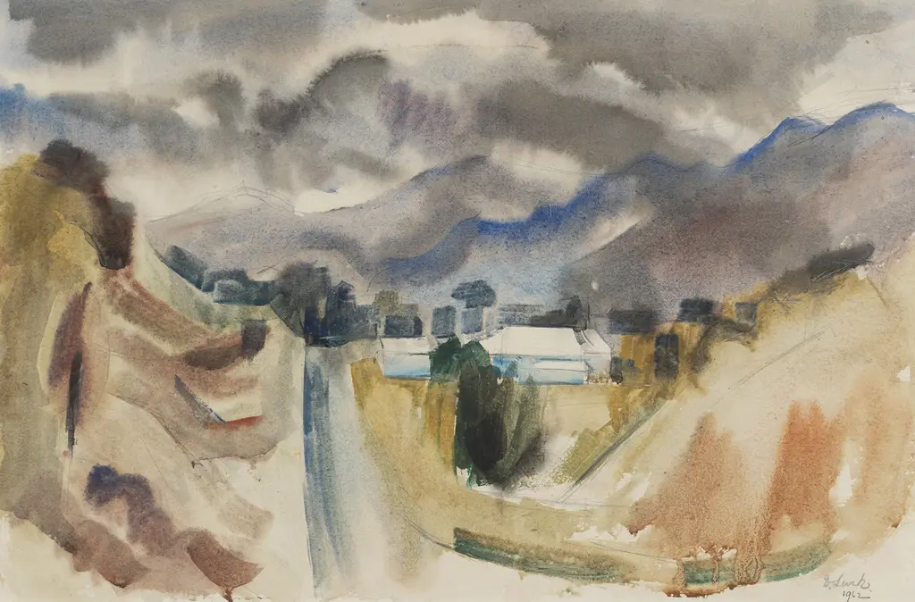 Doris Lusk (1916 - 90) - Near Kaikoura Image 1++