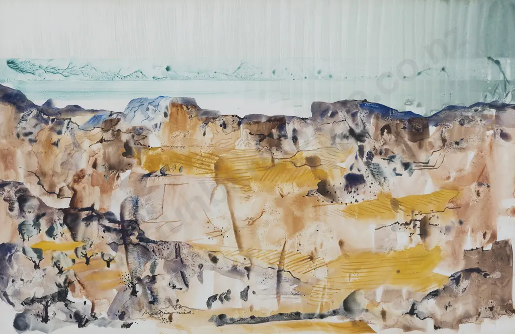 Douglas MacDiarmid (1922 - 2020) - Abstracted Landscape Image 1++
