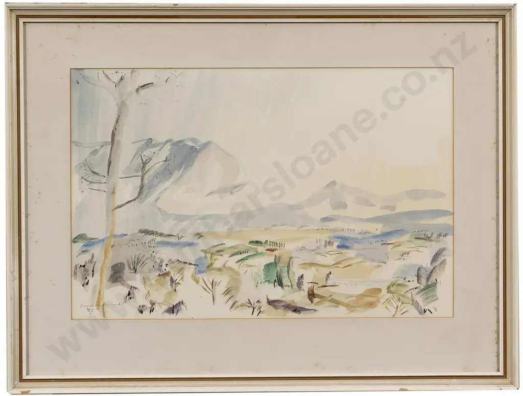 Douglas MacDiarmid (1922 - 2020) - Landscape Near Aix-En-Provence Image 1++