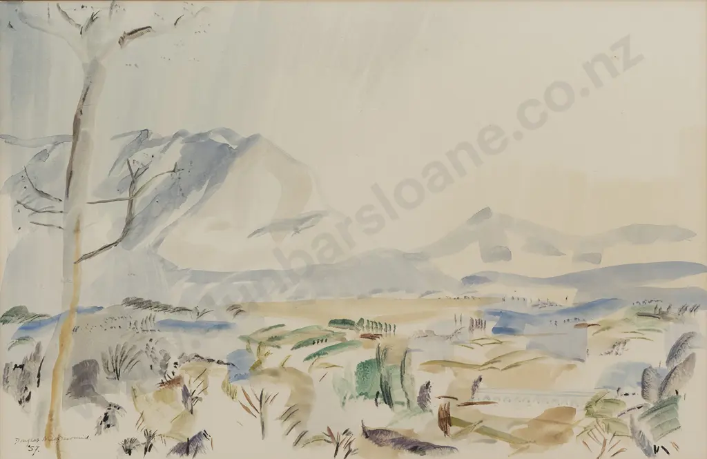 Douglas MacDiarmid (1922 - 2020) - Landscape Near Aix-En-Provence Image 1++