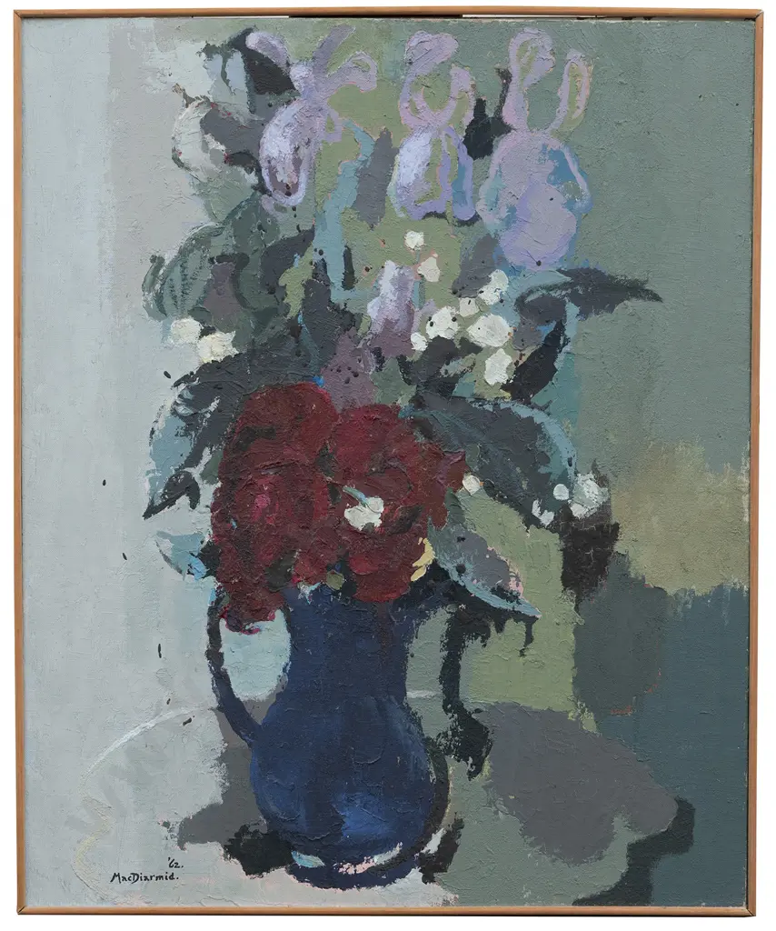 Douglas MacDiarmid (1922-2020) - Still Life with Flowers Image 1++