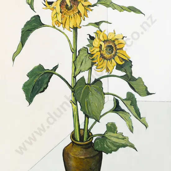 Shona McFarlane (1929 -2001) - Two Sunflowers