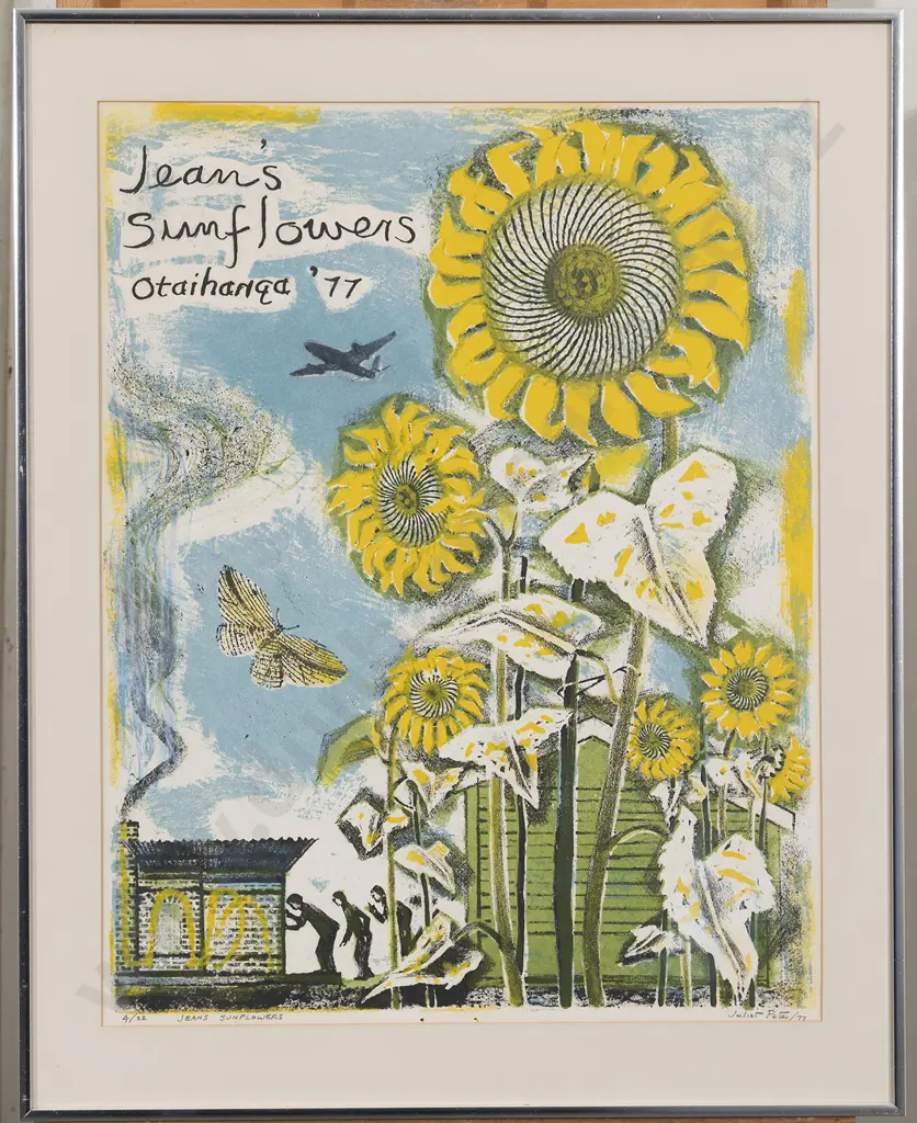 Juliet Peter (1915 - 2010) - Jean's Sunflowers Image 1++