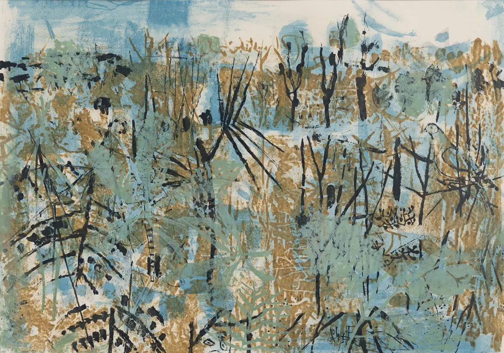 Juliet Peter (1915 - 2010) - Bird in the Bush Image 1++