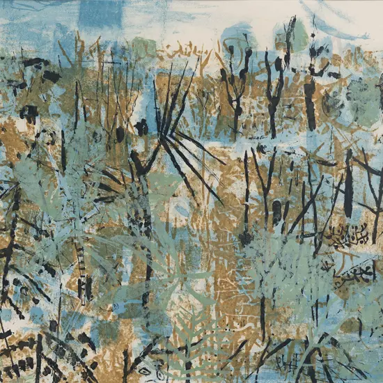 Juliet Peter (1915 - 2010) - Bird in the Bush