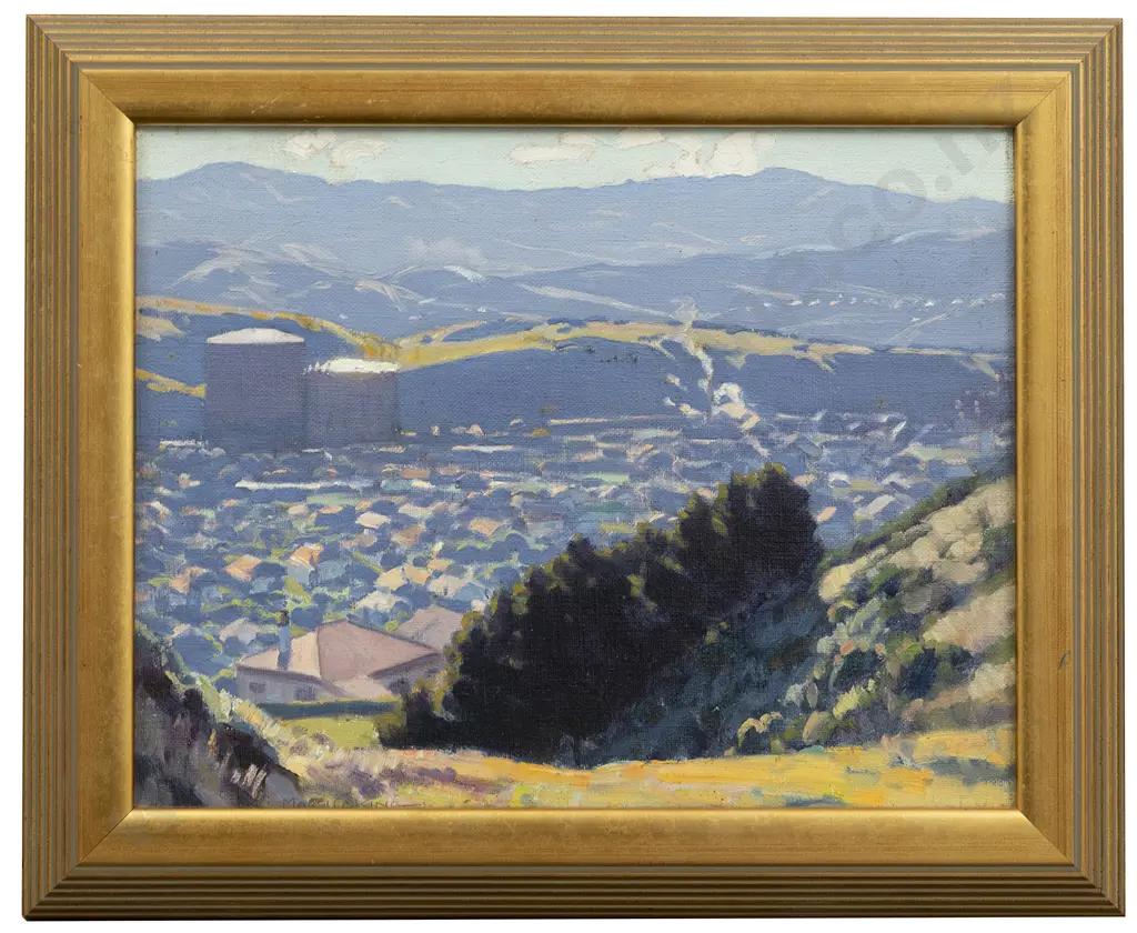 Marcus King (1891-1983) - Miramar From Seatoun Heights Image 1++
