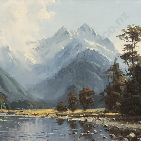Peter Beadle (b 1933) - Diamond Peak Eglinton Valley