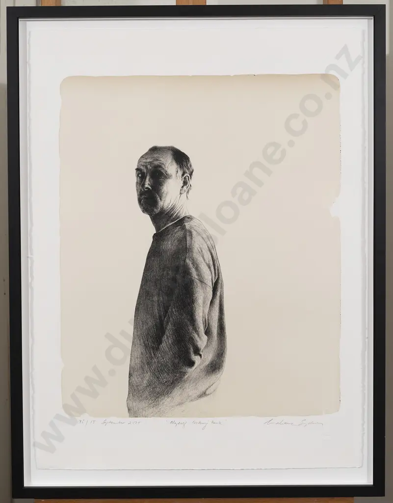 Grahame Sydney (b.1948) - Myself Looking Back Image 1++