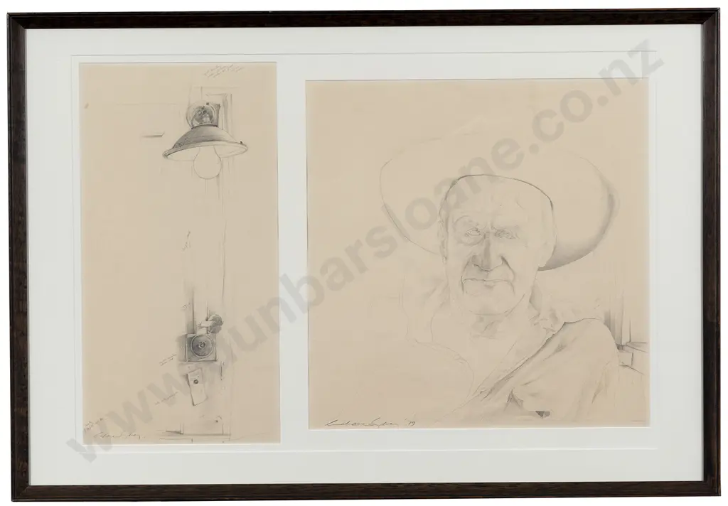 Graham Sydney (b1948) - Two Graphite Studies Image 1++