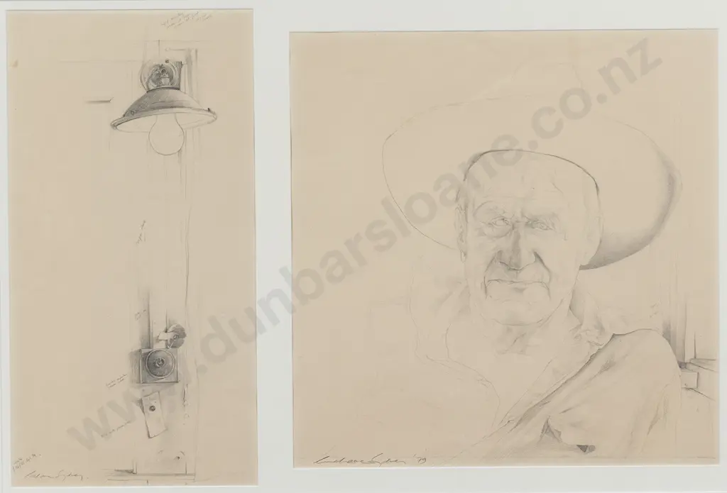 Graham Sydney (b1948) - Two Graphite Studies Image 1++