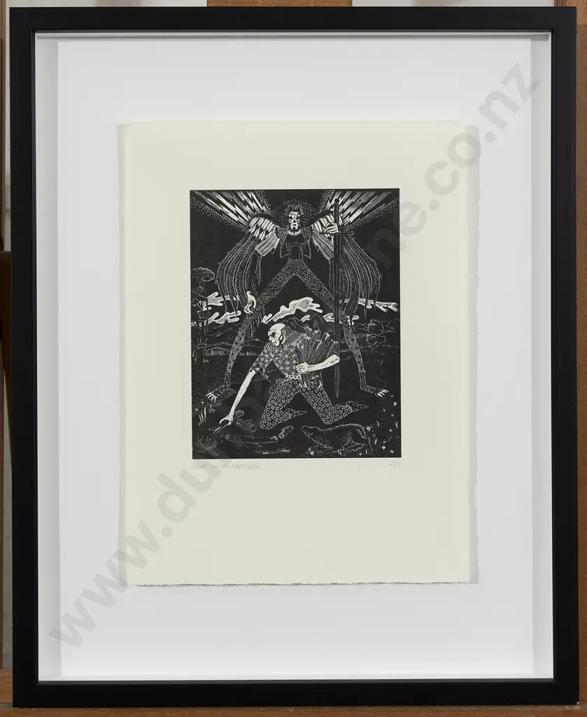 Leo Bensemann (1912 - 86)  - Death and the Woodcutter Image 1++