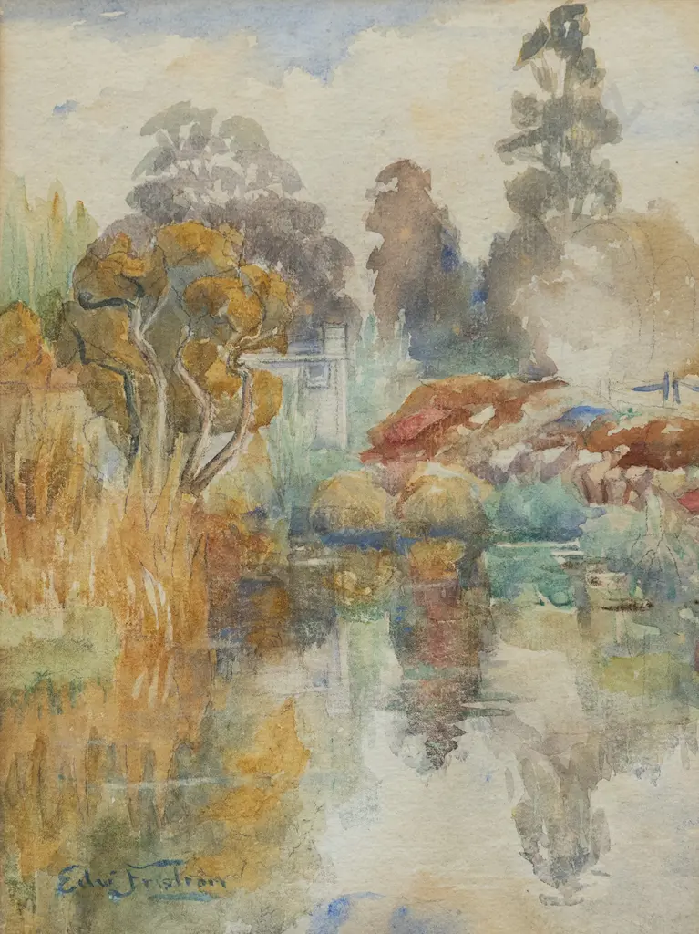Edward Fristrom (1864 - 1950) - Golden Pond Image 1++