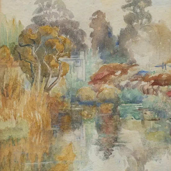 Edward Fristrom (1864 - 1950) - Golden Pond