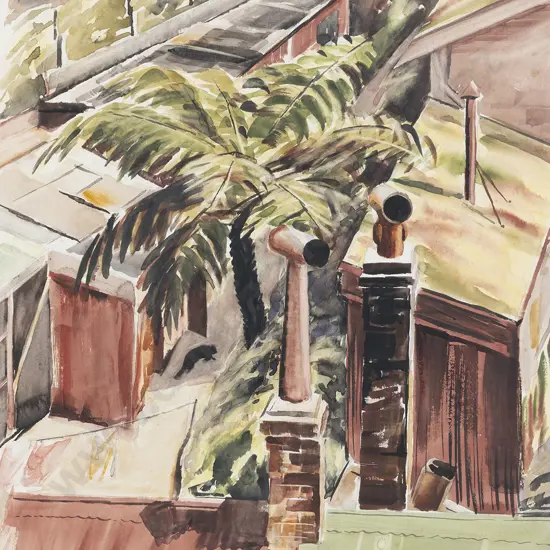 Eric Lee Johnson (1908 - 1993) - Rooftops