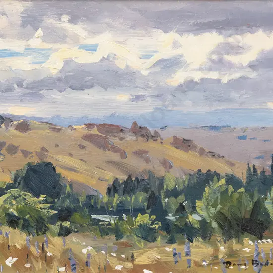 Douglas Badcock (1922-2009) - Rural Landscape