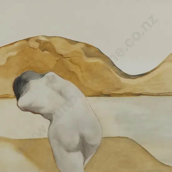 Jan Nigro (1920 - 2012) - Nude in a Landscape