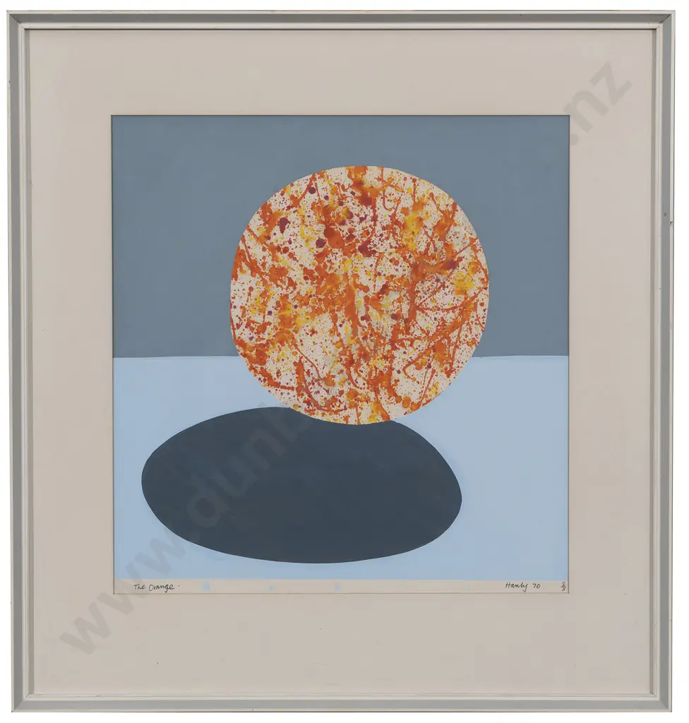 Pat Hanly (1932 - 2004) - The Orange Image 1++