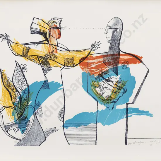 Pat Hanly (1932 - 2004) - Expo: Bride & Groom