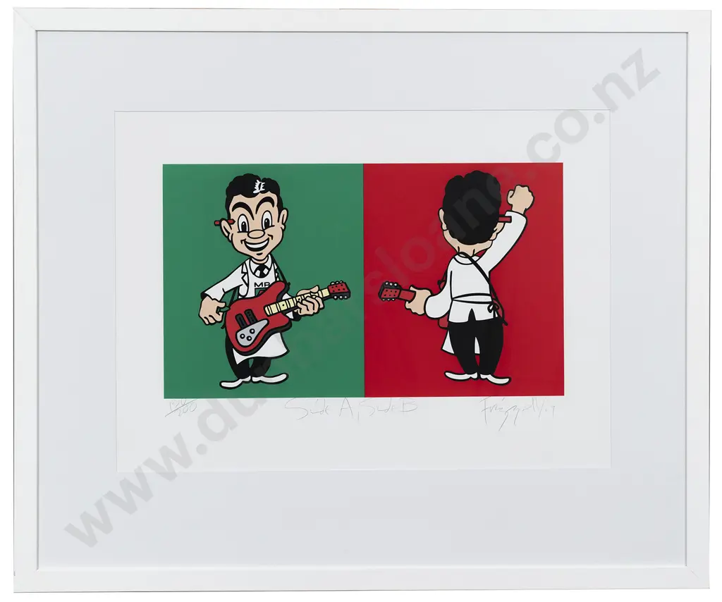 Dick Frizzell (b 1943) - Side A Side B Image 1++