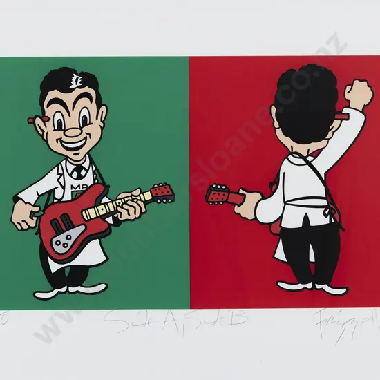 Dick Frizzell (b 1943) - Side A Side B