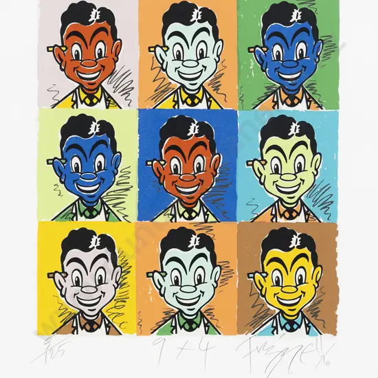 Dick Frizzell (b 1943) - 9 x 4