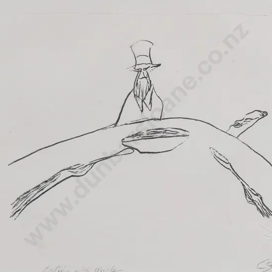 Tony Fomison (1939 - 1990) - Eating With Uncle