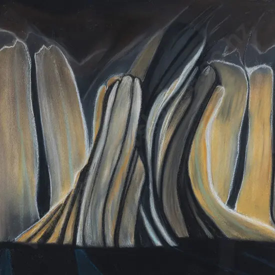 Marilynn Webb (1937 - 2021) - St Bathan's Tailings and Long Shadow