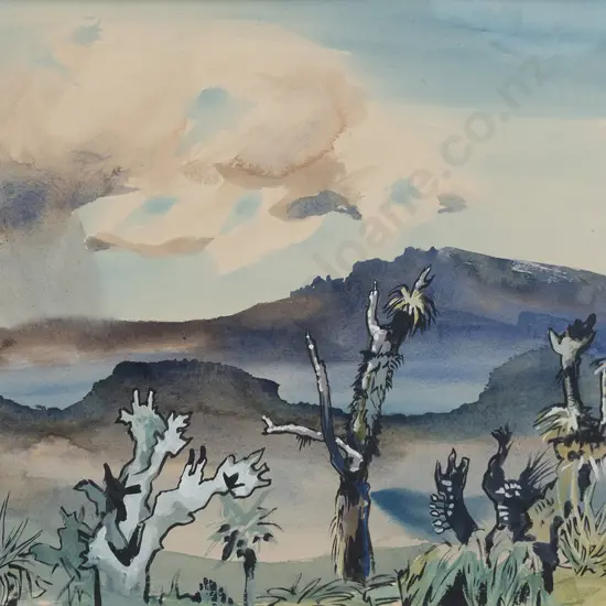 Denis Knight Turner (1924 - 2011) - King Country Landscape