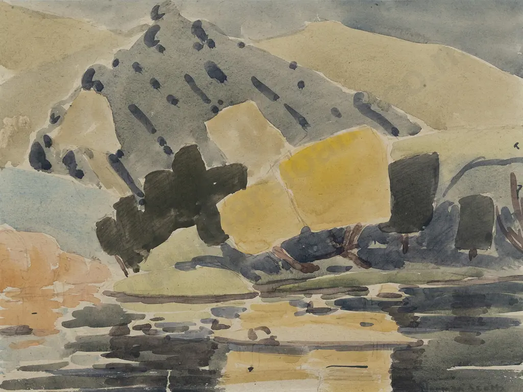 Norman W J Scott (1931 - 1978) - The Waioeka River Image 1++