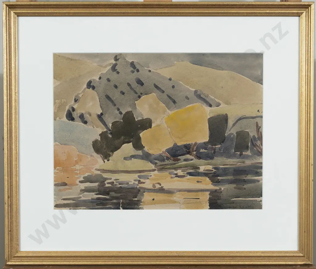 Norman W J Scott (1931 - 1978) - The Waioeka River Image 1++