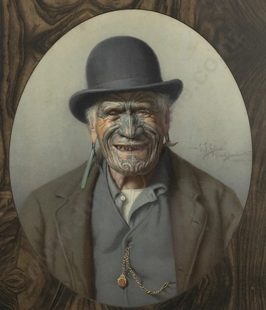 Charles Frederick Goldie (1870-1947) - A Good Joke Image 1++